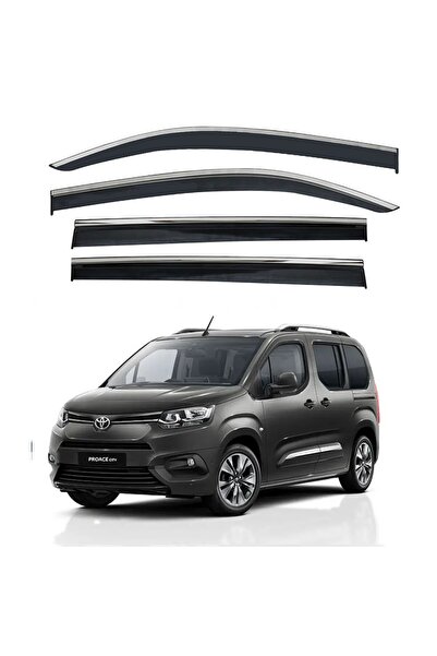 beyaztuning Toyota Proace City Kromlu Cam Rüzgarlığı 2021 Sonrası 4'lü