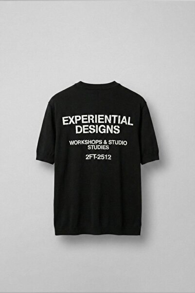 ablukaonline Чоловіча футболка з рельєфним принтом, еластична, прямий крій, ч...