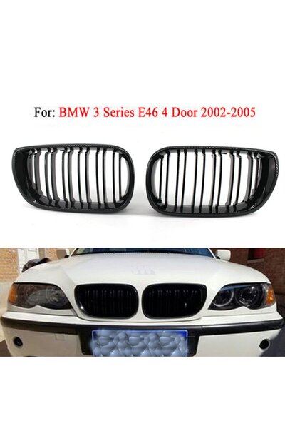 beyaztuning Bmw 3 Serisi E46 Ön Panjur Böbrek M3 Model Çift Tırnak