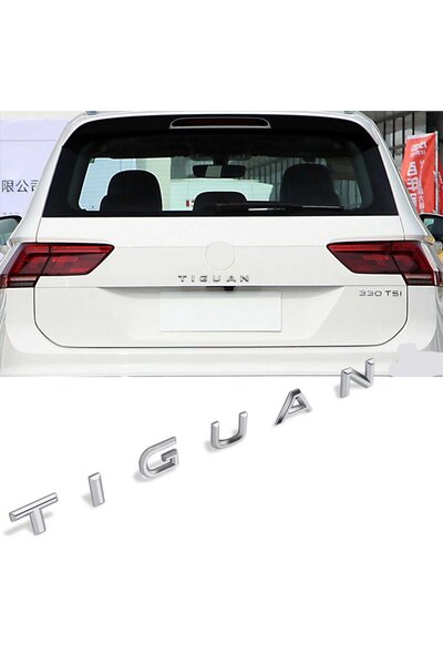 Niken Yeni Tiguan Yazısı Orjinal Krom Volkswagen Tiguan Bagaj Yazısı