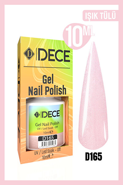 d dece Kalıcı Oje Uv Led D165 (SEDEFLİ RENK) 10ml