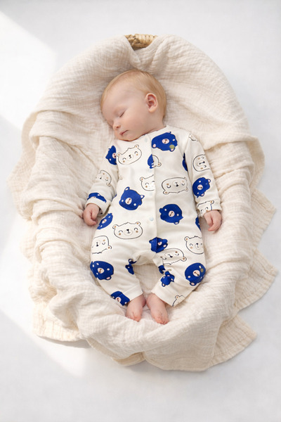VERONA TARZ Baby Boy Jumpsuit Animal Pattern Assortment 1-3-6 months Newborn ...