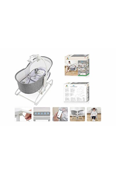 Mastela سرير وأرجوحة ماستيلا أطفال كهربائي سوينج 4 في 1 متعدد الوظائف، بلوتوث...