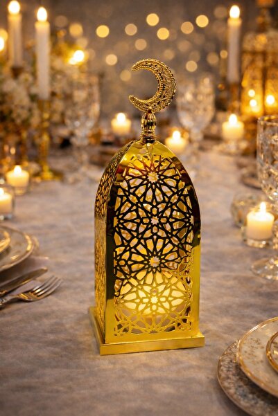 BeySüS Ramazan Dekoru Metal Kendinden Işıklı