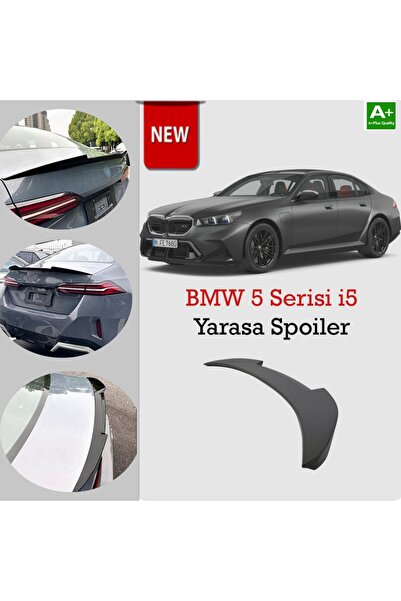 Niken BMW 5 Serisi G60 G68 i5 Uyumlu M4 Yarasa Pianoblack Spoiler