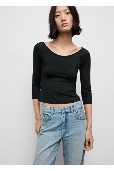 MANGO Woman Truvakar kollu tişört