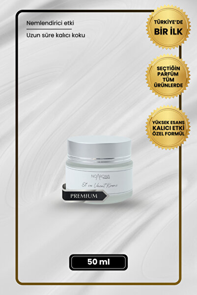 Noaroma كريم اليدين والجسم للرجال من بوتلد نايت 50 مل (مع عطر)