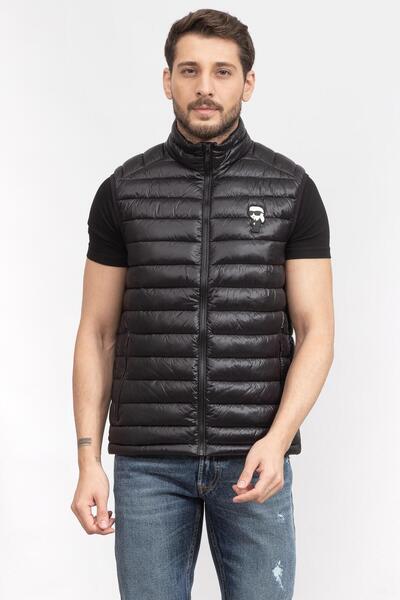 Karl Lagerfeld Siyah Erkek Yelek 505023500590