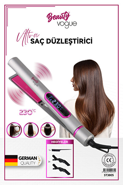 Beauty Vogue Ultra Professional Hair Straightener / Heat up to 230 Degrees 36...