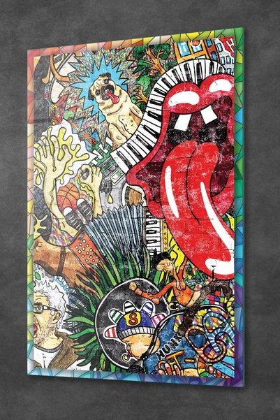 Decovetro Cam Tablo Pop Art Karma