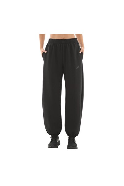 adidas Jm1652-K W All Szn Sl Pt Women's Sweatpants Black