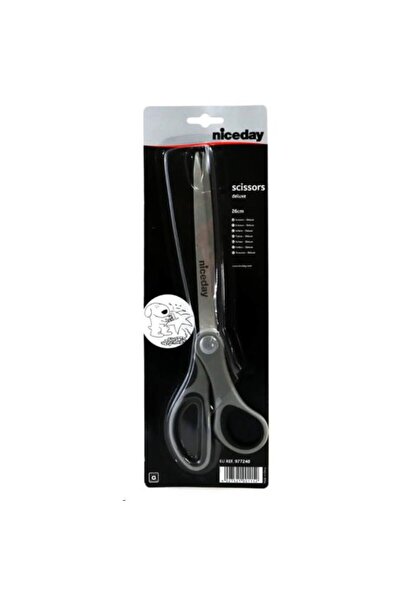 Dong-A Ножиці Niceday Deluxe 26 см Чорні/Сірі Makas
