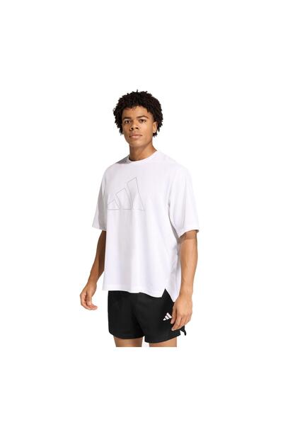 adidas KE4410-E Pl Es Mesh T Ανδρικό T-Shirt Λευκό