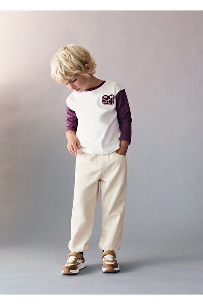 MANGO Baby Tricou cu logo brodat