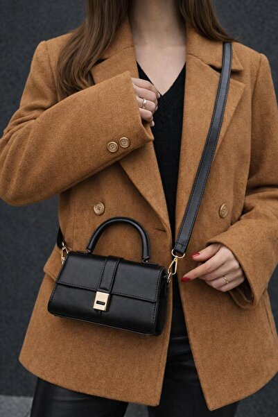 MILANOFOX Μίνι τσάντα χειρός και ώμου με κάλυμμα και κλείσιμο με μαγνήτη, γυα...