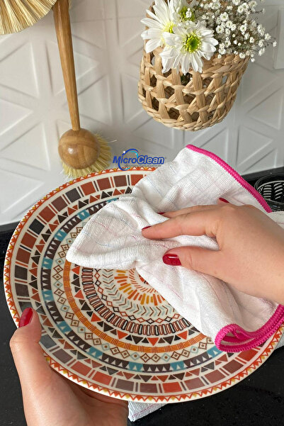 Micro Clean Missclean ( 3 Adet ) Mikrofiber Mutfak Bezi Mükemmel Su Emici Leke Tutmaz 40*40 Cm