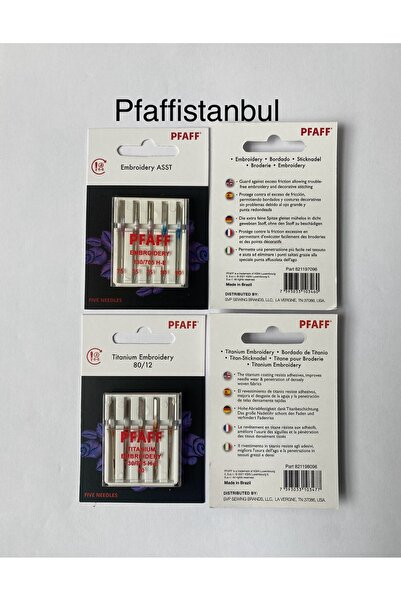 Pfaff Nakış Iğne Seti 2'li