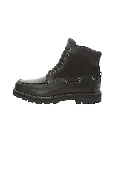 Timberland حذاء B0A697HW021-R بريتون رود ميد برباط للرجال &amp; حذاء أسود