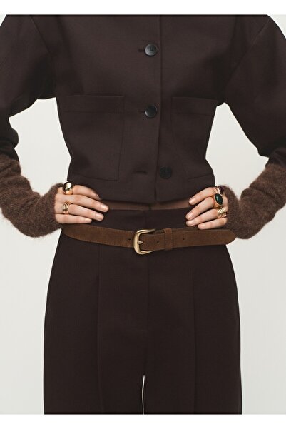 MANGO Woman Cepli kısa ceket