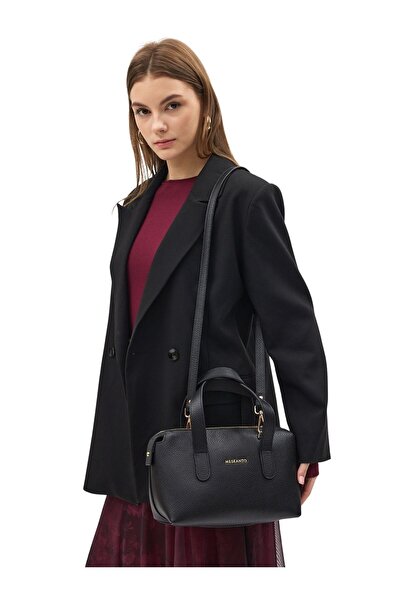 Meskanto Handy Hakiki Deri Kadın El Omuz Çantası
