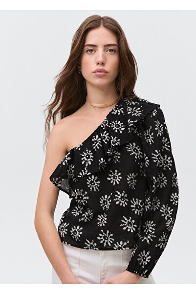 Mango Teen Sa deznom asimetrična bluza