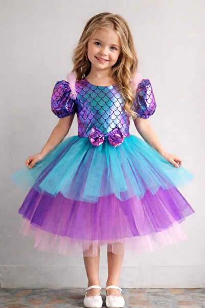 BOZTAŞ BEBE DENİZKIZI ABİYE ELBİSE & DOĞUM GÜNÜ ELBİSESİ & PARTİ KOSTÜM DENİZ...