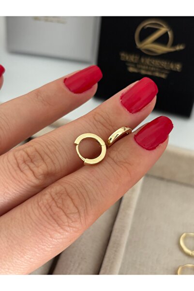 Butik XUping 14K Halka küpe çap 1 cm