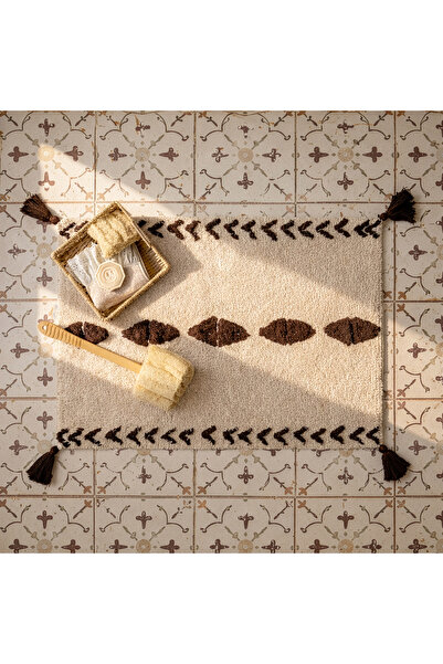 Evidea Μαλακό χαλάκι μπάνιου - Εκρού - 60x90 cm