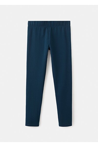 MANGO Kids Basic pamuklu tayt