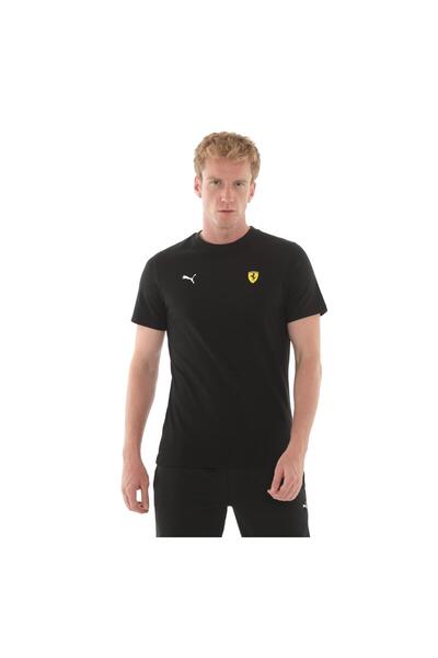 Puma 632789-01 Ferrari Sportswear Car G Tee Erkek T-Shirt Siyah