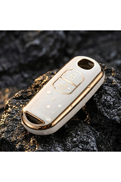 Rem Anahtar Oto Elektronik Anahtar Cx-5 2 Button Smart Nano Key Case - White