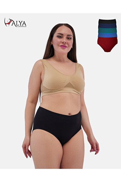 ALYA UNDERWEAR Γυναικεία εσώρουχα, βαμβακερά εσώρουχα μεγάλου μεγέθους, ψηλόμ...