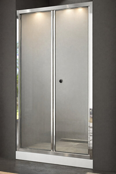 Durul Duşakabin Ön Cephe Katlanır Akordiyon Kapı Buzlu Cam Yükseklik 190cm