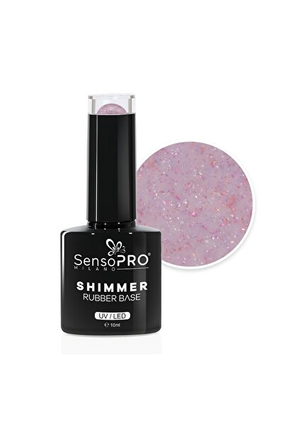 SensoPRO Milano Bază de cauciuc strălucitor - #47 Dotty Raspberry, 10ml