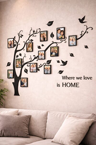 LAZORİAE لوحة جدارية خشبية: ألبوم صور شجرة العائلة