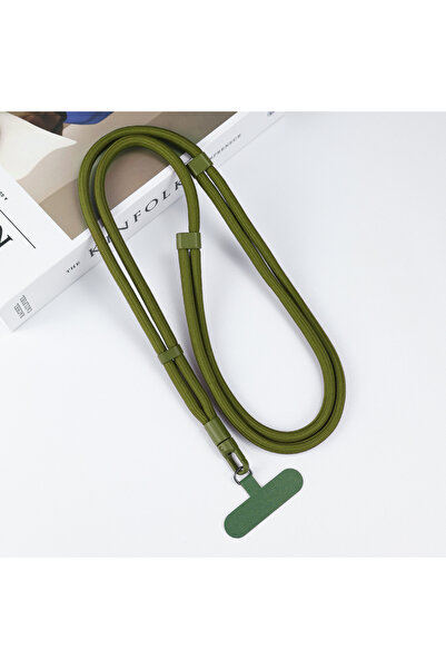 Choice حبل تعليق هاتف عالمي آخر من ديب جرين مزود بمشبك - رقبة قابلة للتعديل ق...