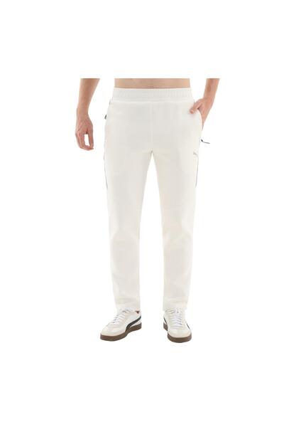 Puma 688234-02 Evostripe Pants Dk Ανδρικό Φούτερ Λευκό
