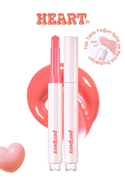 PERIPERA Yoğun Nemlendirici Parlak Bitişli Balm PERIPERA Heart Jam Glow Lip (...