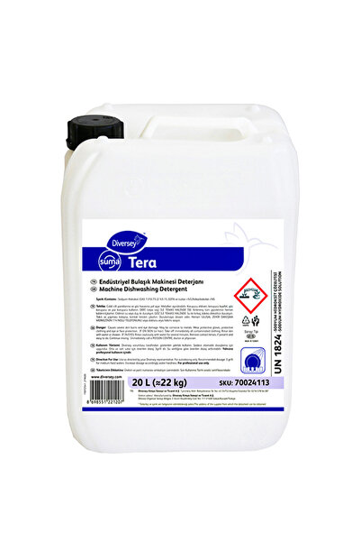 Diversey Suma Tera Endüstriyel Bulaşık Makinesi Deterjanı 20 L