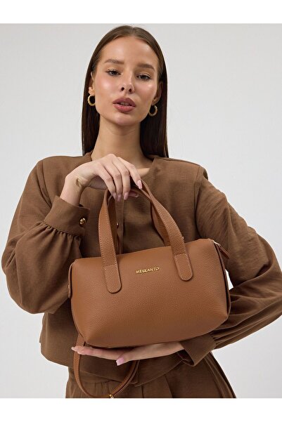 Meskanto Handy Hakiki Deri Kadın El Omuz Çantası