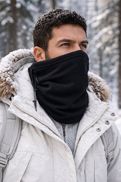 IŞIK Single Sword Чоловічий та жіночий зимовий полярний шарф та шапка