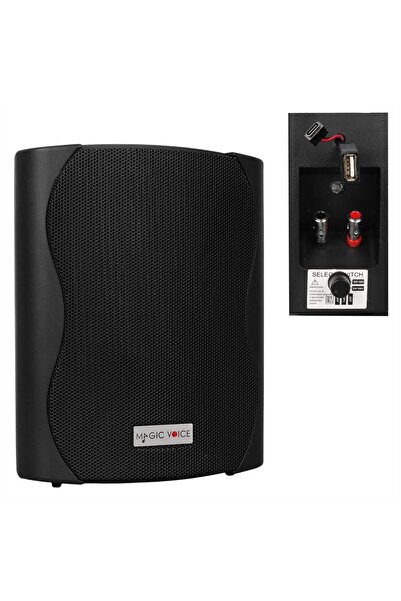 MagicVoice F-LHY4S 4" (10 CM) Hat Trafolu Duvar Tipi Sütun Hoparlör (10W RMS ...