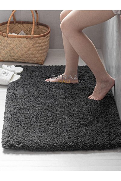 SARAZ HALI Water Absorbent Bathroom Foot Rug Towel Fluffy Non-Slip Washable N...
