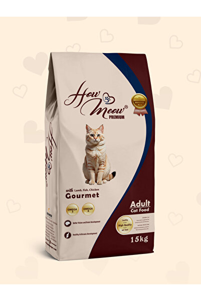 how&meow Gurme Aromalı Yetişkin Kedi Maması 15kg
