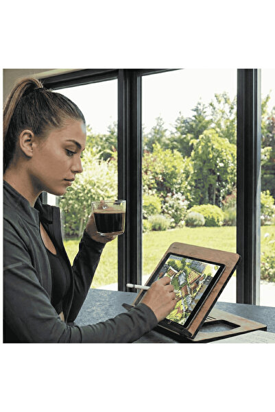 Vigo Wood Kitap Okuma Standı Okuma Sehpası Yemek Kitabı Tutacağı Ahşap Kitap ...