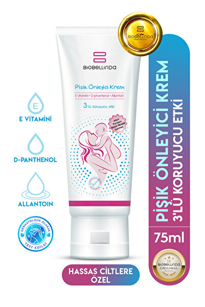 BioBellinda Bebek 3'lü Koruyucu Etkili Pişik Önleyici Krem 75 ml