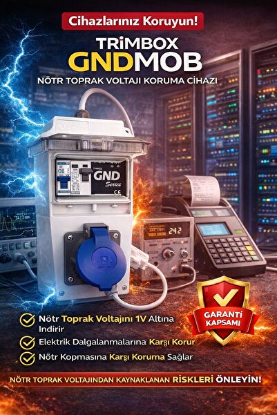 Trimbox Mobil Nötr-toprak Regülatörü Monofaze (GND 1/10 2P KAÇAK AKIM) Gold