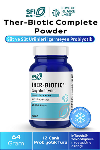 Klaire labs Ther-Biotic ®   Complete Powder 64 g – Probiotic Food Supplement ...