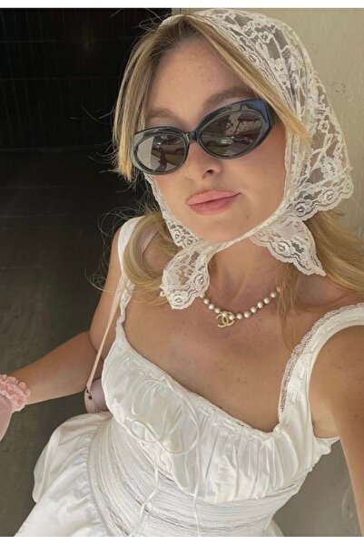 VENÜS MODA by Pınar Συνδυασμός αξεσουάρ μαλλιών με δαντέλα Bandana New Season...