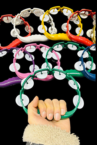 Muensu 10 Adet Karışık Tef, Çıngırak, Kına Gecesi, Düğün, Nişan, Bride Partis...